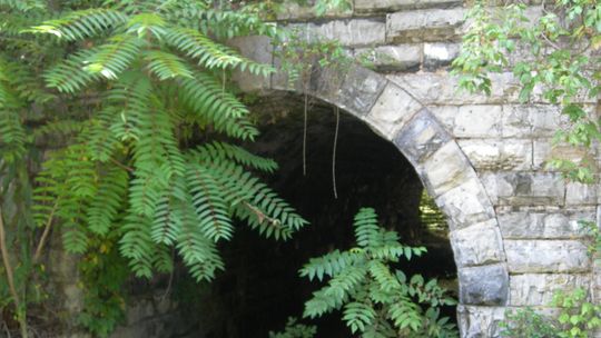 See the ruins of the ‘railroad that never was’ by driving south down Plank Road in Rockbridge County.