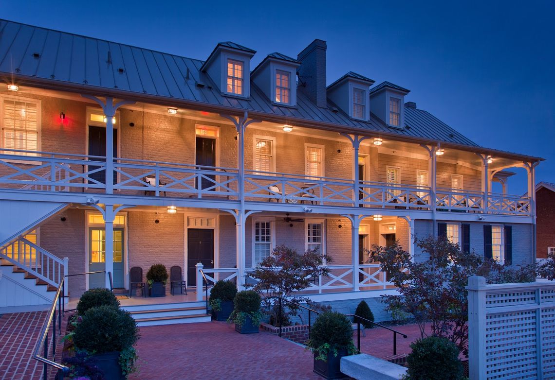 The Georges Hotel consists of four of the oldest buildings in Lexington