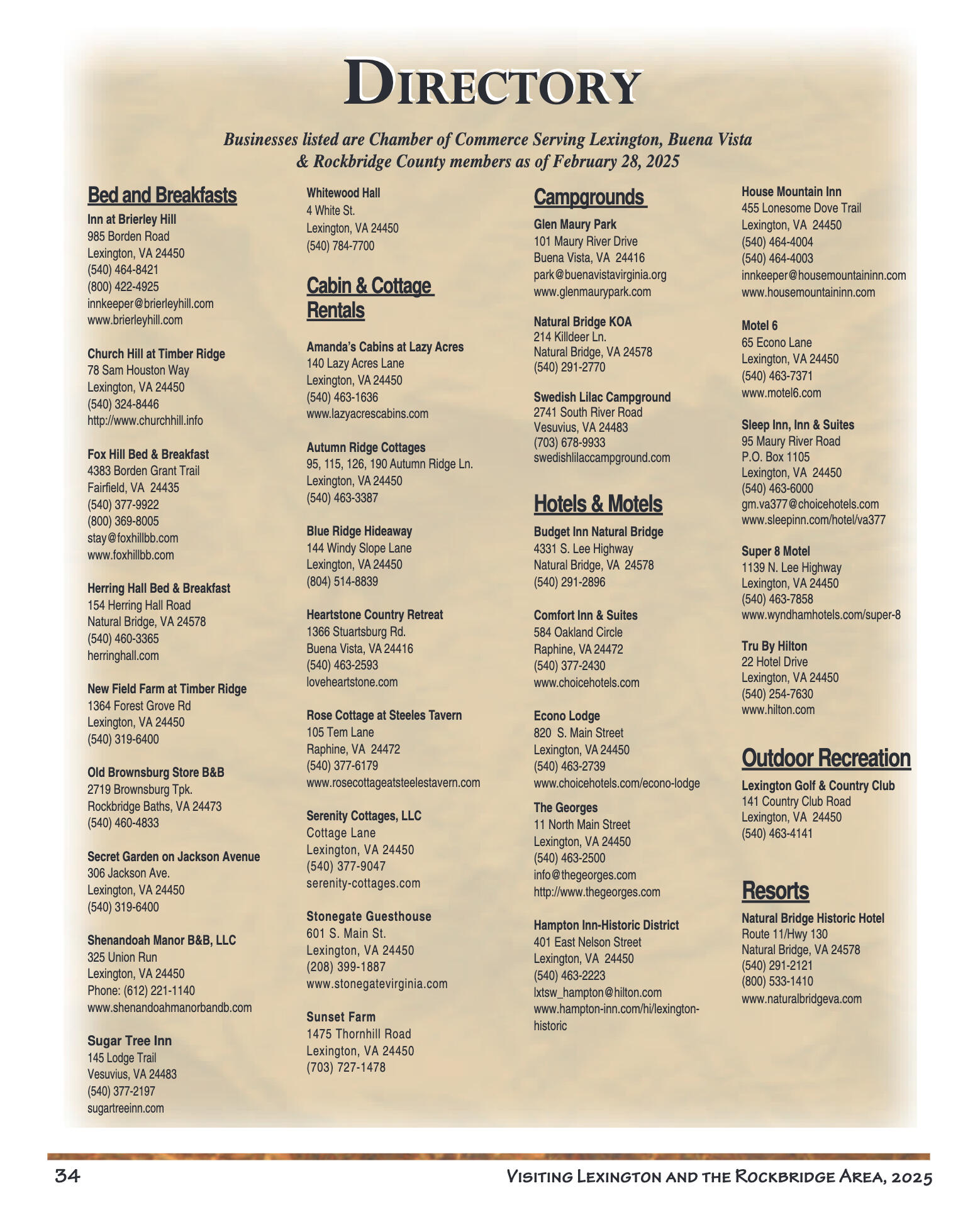 2025 Visiting Lexington - page 35