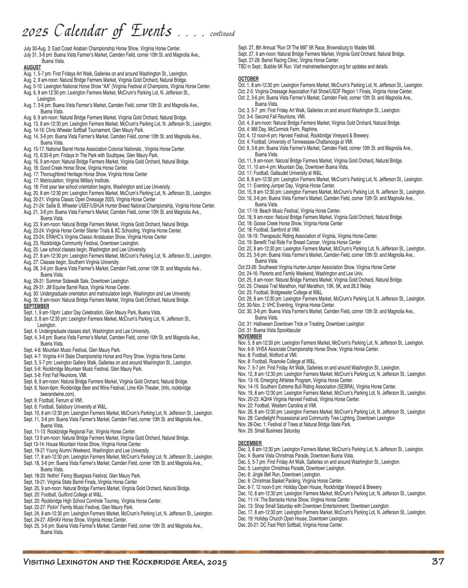 2025 Visiting Lexington - page 38